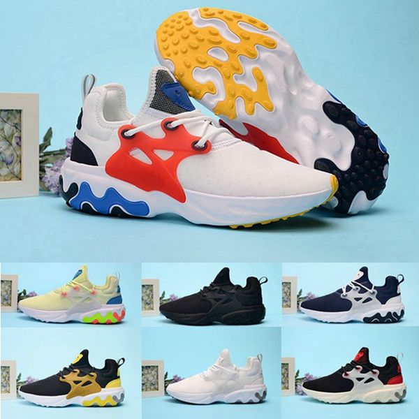 

2019 react presto mens running shoes triple black white navy breezy thursday brutal honey designer sneakers prestos run trainers size 7-11