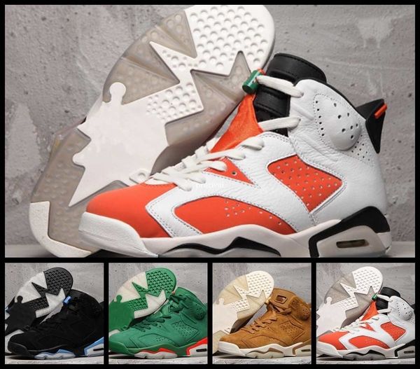 

gatorade green golden harvest wheat university blue 6 vi basketball shoes for men 6s mens sports sneakers size us 8-13