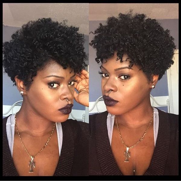 For Ladies Soft Short Kinky Curly Wigs African Ameri New Hairstyle