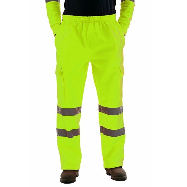 

men work high visibility overalls casual pocket work casual trouser pants, Black