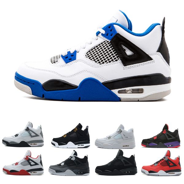 

4 4s cactus jack basketball shoes for men pure money bred raptors white cement oreo new athletic mens sports sneakers outdoor designer shoes