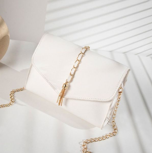 

largest supplier women ladies quilted shoulder handbag gold chain faux leather cross body bag