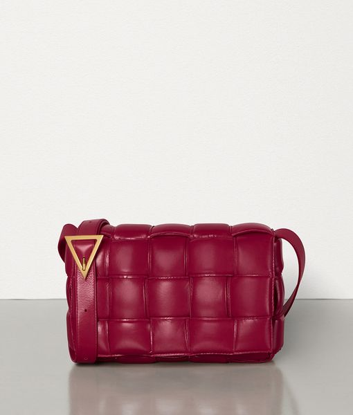 

2019 fashion women padded cassette in paper calf crossbody and belt bags four colors