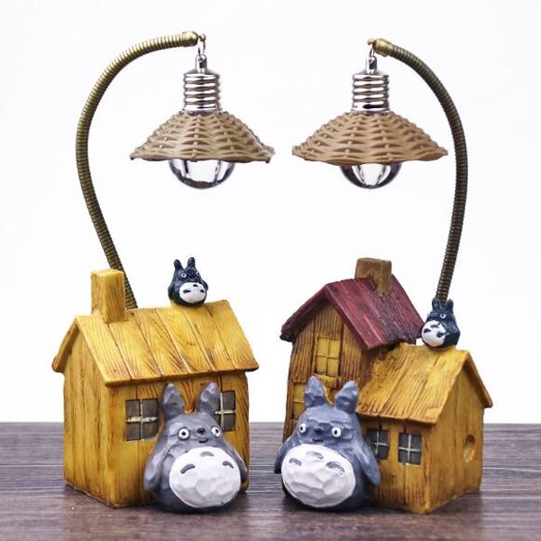 Chinchilla House Night Lights Creative Resin Decorations Small Table Lamps Home Decorating Lights Student Gifts Creative Fashion Home Interior Design