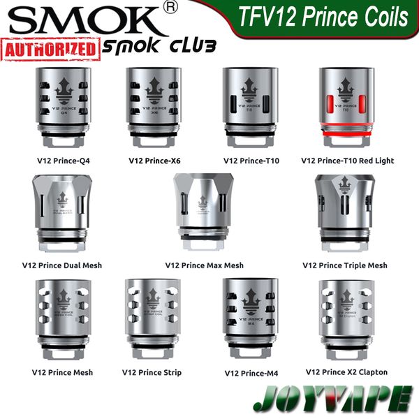 

SMOK TFV12 Принц Катушки V12 Принц X6 Q4 M4 T10 Сетка Strip X2 Clapton Dual / Triple / Max Mesh Катушка для TFV12-Принц Resa Tank