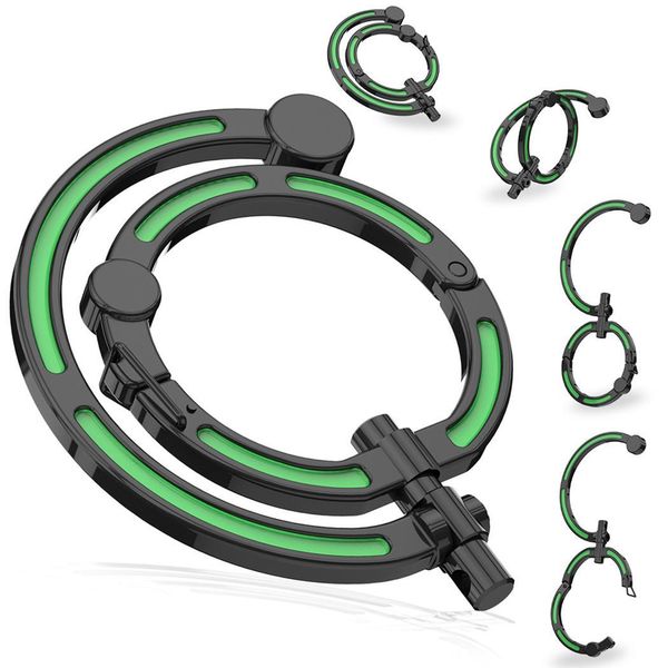 

multifunctional non-locking carabiner rotating hook camping hooks clips sky blue, green, white, black
