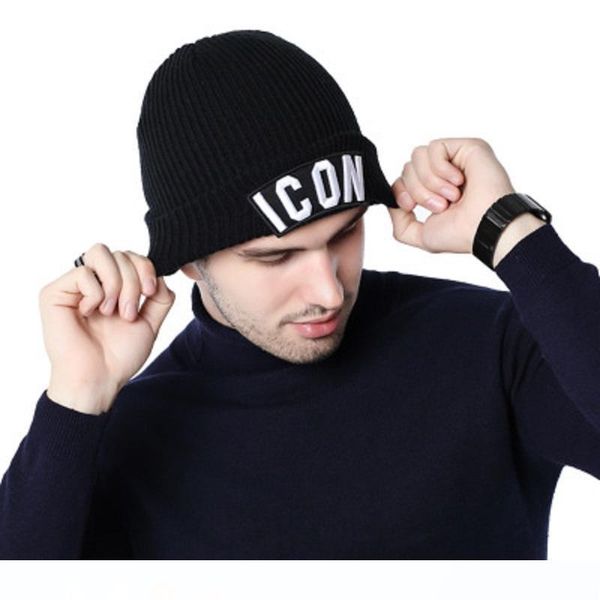 

мужчины марка письмо beanie пара трикотажное winter hat мода дизайн открытый спорт вышивка горнолыжная skull cap hip hop street hat для женщ, Blue;gray