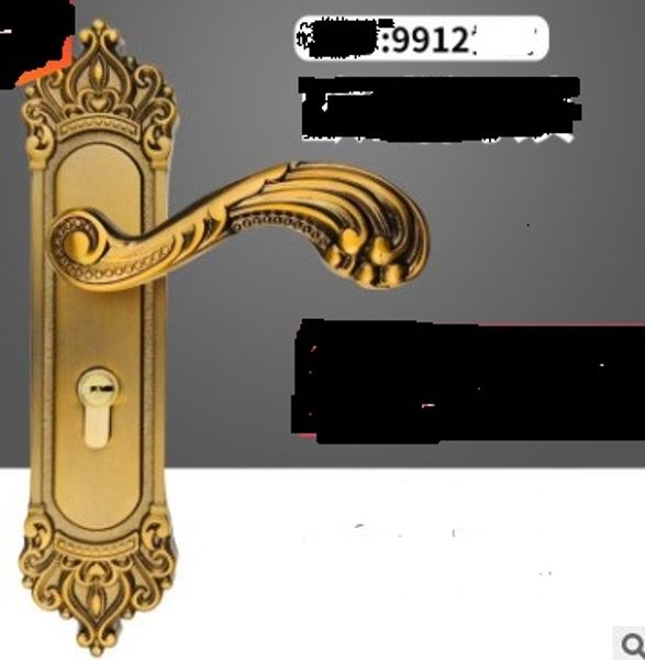 2019 2020 Hot Sale European Antique Yellow Copper Cuckoo Door Lock Bedroom Door Lock Solid Wood Door Lock Handle 240mm Long From Wholesale Cngoods