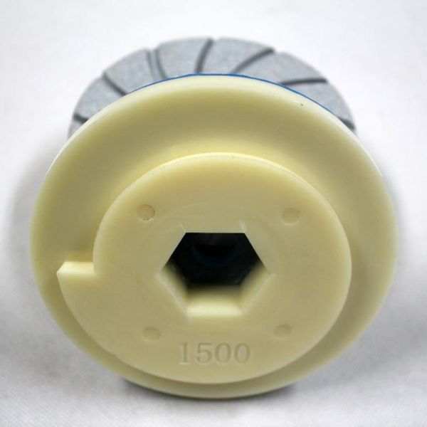 

4" 5" 6" 100mm 125mm 150mm diamond edge polishing pads with snail lock granite, marble stone