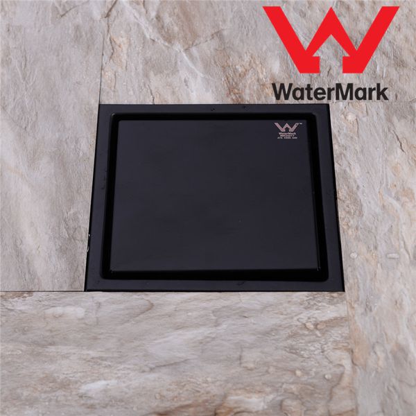

new stainless steel shower drain black bathroom floor drain tile insert square anti-odor floor waste grates 150x150
