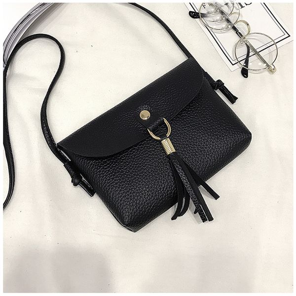 

fashion able bag vintage handbag small mini messenger tassel shoulder bags bk