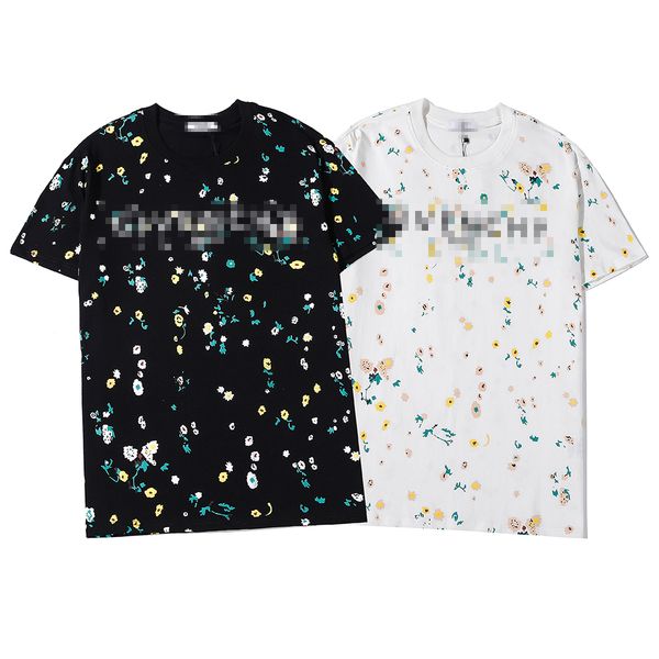 

spring mens designer t-shirts summer fashion mens womens luxury tees girls brand t-shirt short sleeves autumn flowers print t shirt 2042100v, White
