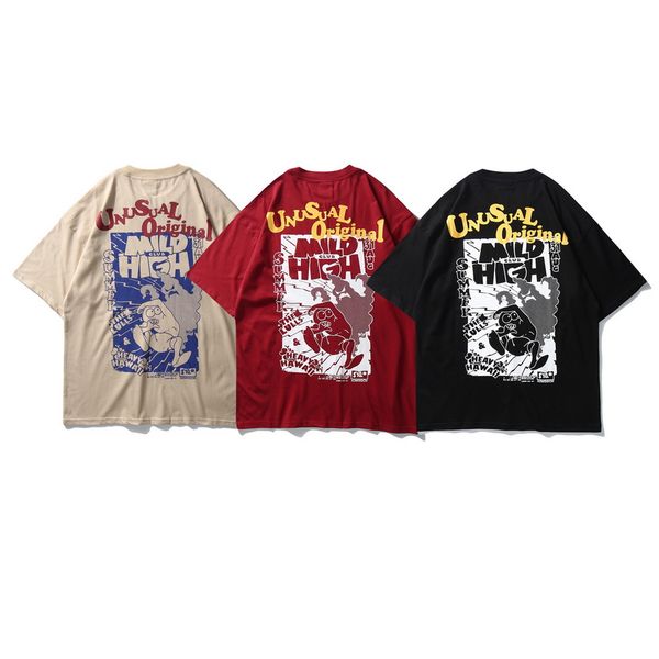 

0520 designer t-shirts for women and men hip-hop style short sleeve street style couples t-shirt novelty fashion fascinating, White;black