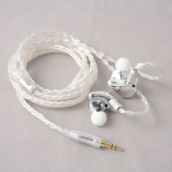 

nicehck f3 pro flagship planar drive unit+1ba+1dd hybrid 3drive in ear earphone detachable hifi metal headset 5-axes cnc process