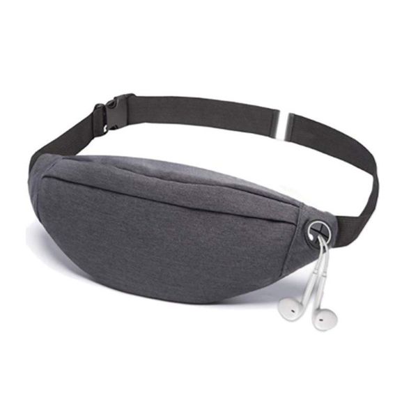 

waterproof snowflake material sports waist pack music casual chest pack men body hugging waist