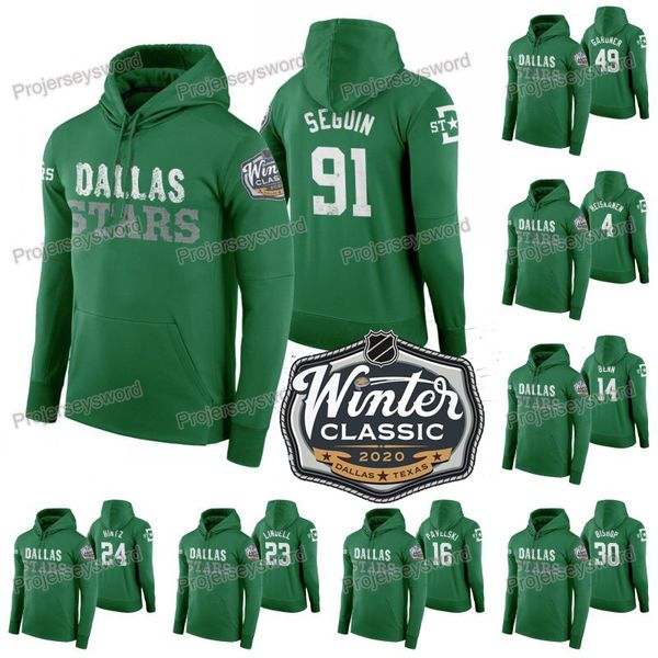 

Tyler Seguin 2020 Winter Classic Hoodie Stars Jamie Benn Joe Pavelski Esa Lindell Roope Hintz Ben Bishop Anton Khudobin Rhett Gardner Jersey