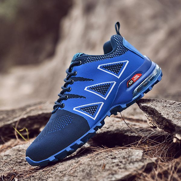 

fan pao men's wild hiking footwear air cushion climbing outdoor shoes casual long trekking anti-slip lightweight mountain shoes