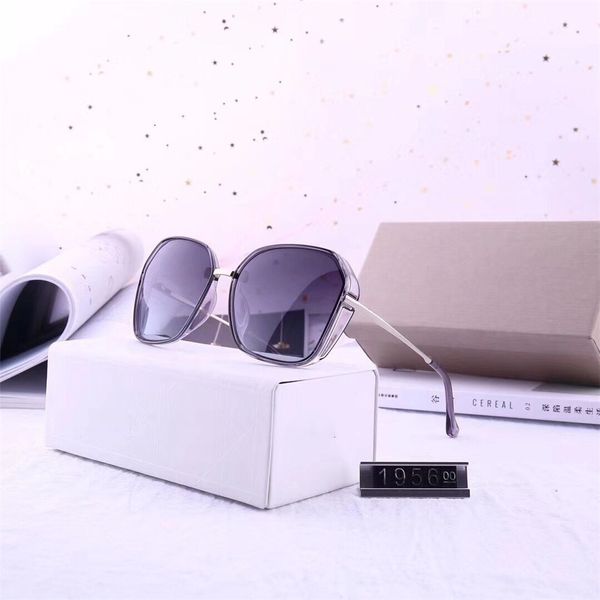 

luxury-new designer women sunglasses oversize square sunglasses uv protection famous eyewear shield sunglasses with box, White;black