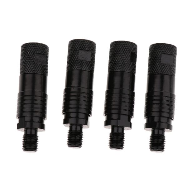

4 pieces aluminum alloy quick release adapter connector carp fishing rod bite alarm rod holder connector carp fishing accessory
