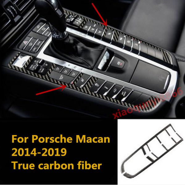 

for porsche macan 2014-2019 real carbon fiber inner gear shift frame cover trim