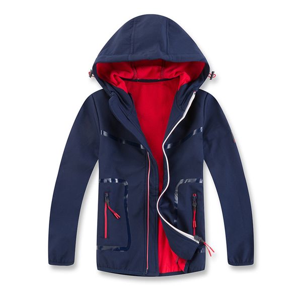 

kids boys jacket waterproof softshell spring autumn children polar fleece outerwear coat for boys 3-12 years windbreaker tx232, Blue;gray