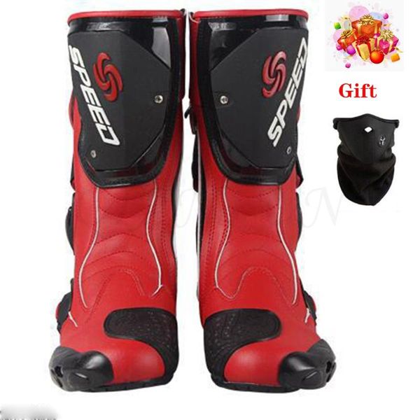 

motorcycle boot waterproof shoes speed bikers motocross leather shoes motocross racing boots new microfiber leather men