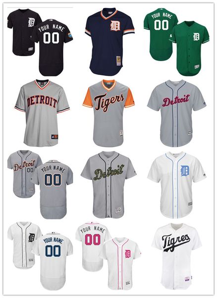 

Cu tom men 039 women youth maje tic detroit tiger jer ey 00 any your name and your number home black grey white kid ba eball jer ey