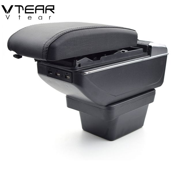 

vtear for chery tiggo 2 3x armrest car charging heighten double layer centre console storage box interior arm rest accessories