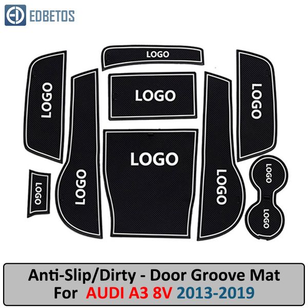 

anti-slip mat для a3 8v 2013 2014 2015 2016 2017 2018 2019 gate slot anti-грязная дверь groove mat