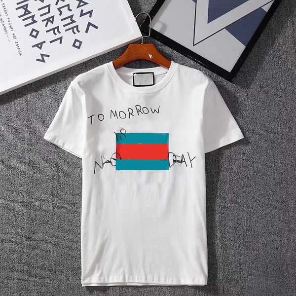 

19SS Letters printed Designer T Shirt For Men Luxury Summer Tee Shirts LOGO Fashion Women Crew Neck Short Sleeve Clothing S-XXL