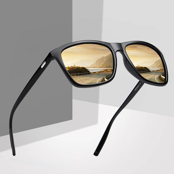 

sun glasses from polarized sunglasses men women driving classic design all-fit mirror sunglass with brand box ce, White;black