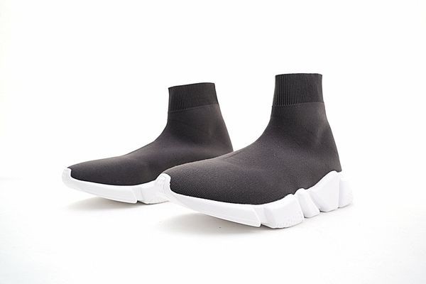 

2019 HOT New Paris Speed Runner Knit Sock Shoes Original Luxury Trainer Runner Sneakers Race Mens Women Sports Shoes With box 36-45