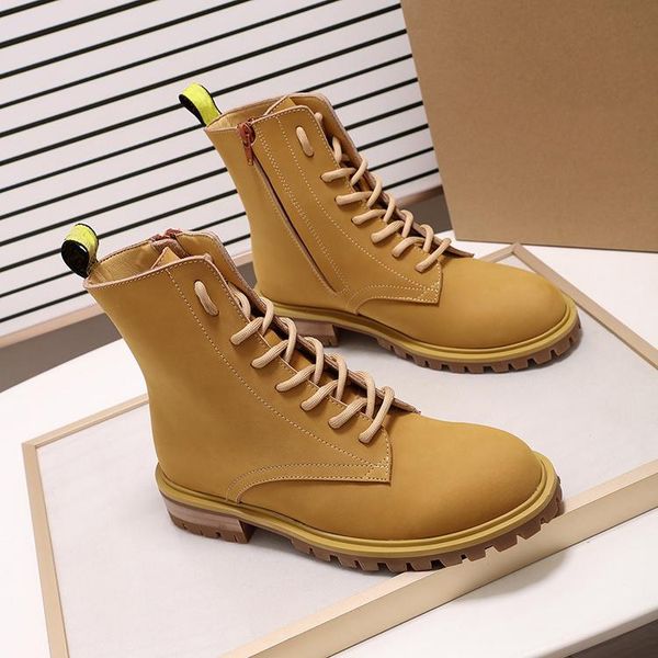 

2019 original packaging latest women designer boots martin rubber sole 100% genuine leather size 35-42 shoesfactory direct, Black