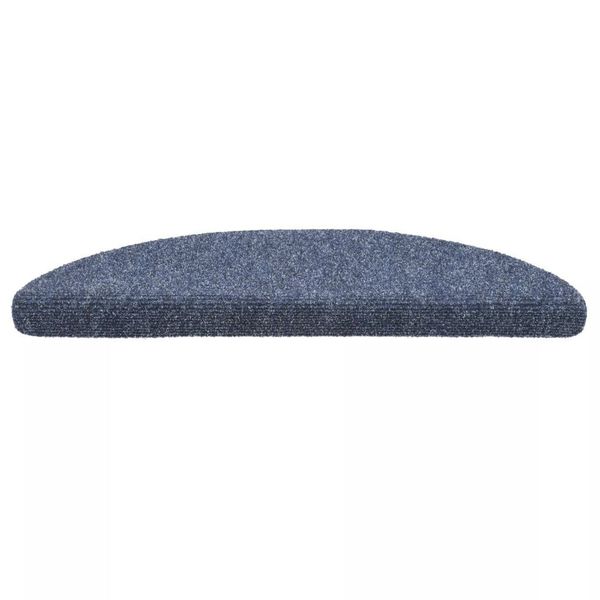 

15 pcs self-adhesive stair mats needlefelt 54x16x4cm blue other home textile