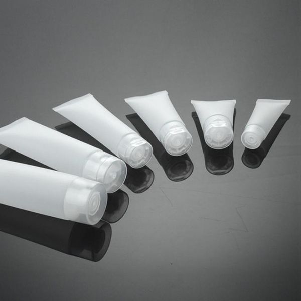 Screw /Flip Cap Cosmetic Soft Tube plastic Lotion Containers Empty Makeup Squeeze Tube Refilable Bottles Emulsion Cream Packag