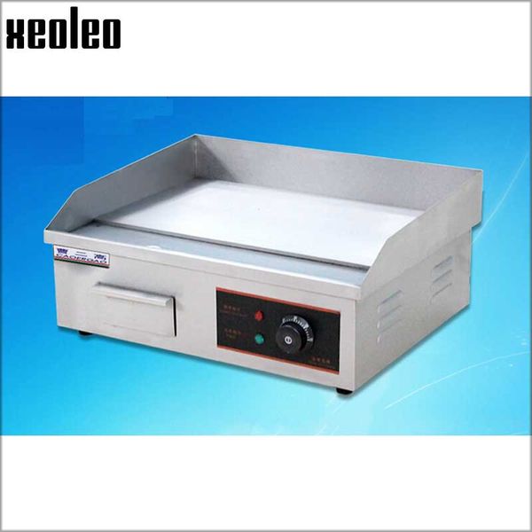 

xeoleo teppanyaki griddle electric griddle flat plate commercial stainless steel pancakes steak dorayaki machine 3000w