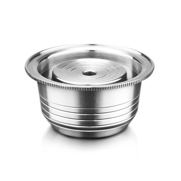 

large capacity stainless steel coffee capsules reusable nespresso capsules refillable pods compatible with delonghi env135 vertuoline gca1