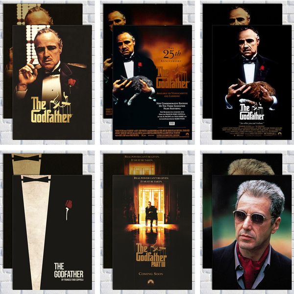 

godfather posters vintage poster s wall sticker home decor retro posters