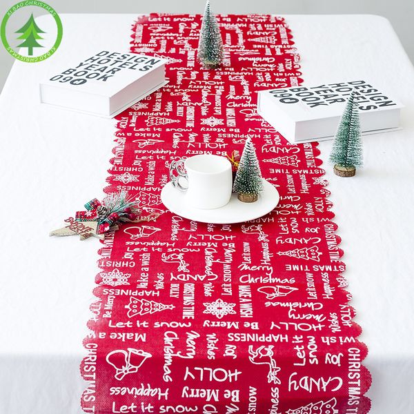 

2020 fashion nordic boho decor new table cloth christmas decoration linen cloth printing table cloth christmas decoration table covers, Silver