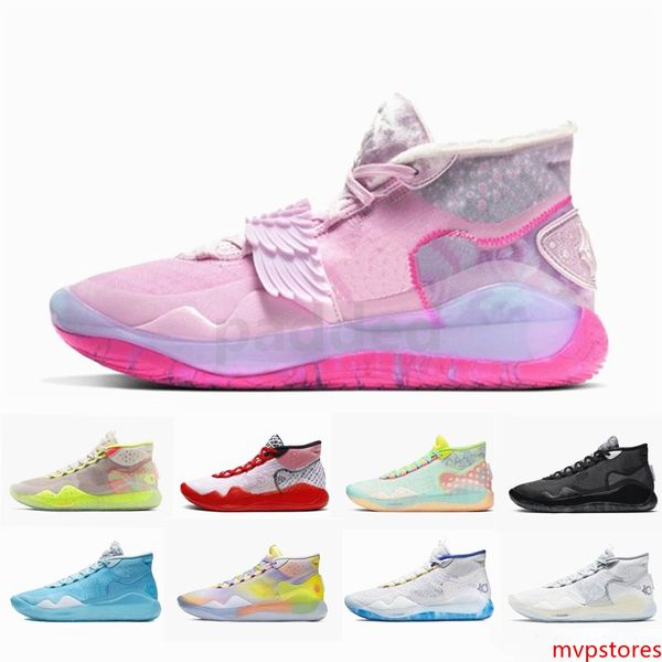 

new kd 12 what the aunt pearl basketball shoes kd12 kevin durant xii mens trainers sneakers size 7-12