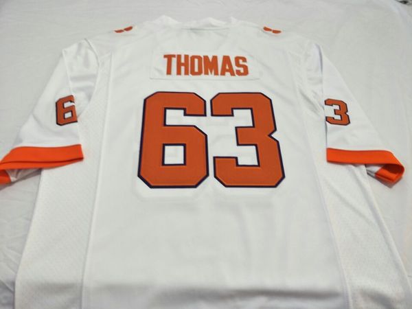 

clemson tigers perry tuttle rod gardner brandon thomas men custom clemson tigers jersey size s-4xl or custom any name or number jersey, Black;red