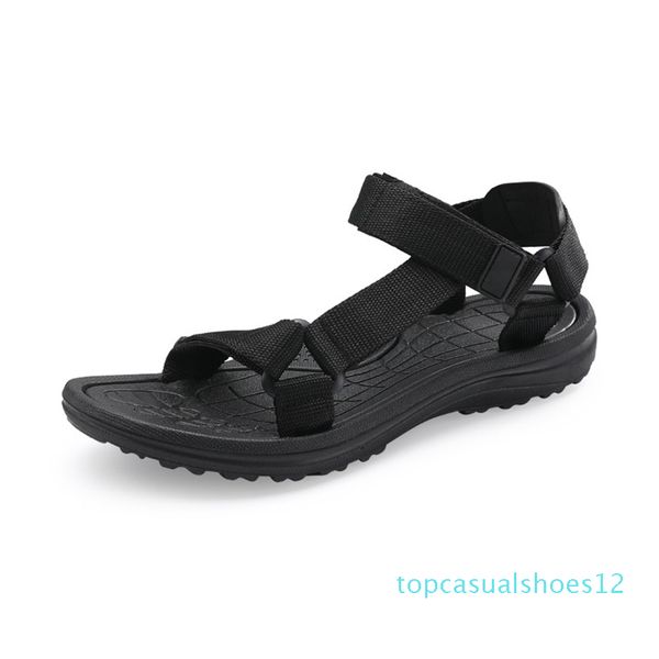 

2019 men shoes fashion sandals male shoes beach mens large sizes sandals garden men sandalias comfort mens t21, Black