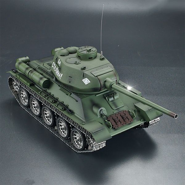 

1:16 soviet t-34 medium tank 2.4g remote control model military tank with sound smoke shooting effect 3 version edition
