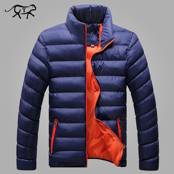 

winter jacket men 2017 new spring men's cotton blend mens jacket and coats casual thick fashion for men plus clothing male 4xl, Black