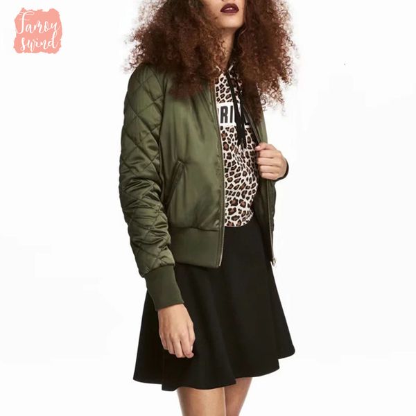 

2019 jacket spring warm jacket coat women long sleeve zipper bomber jacket female casual pocket outwear, Black;brown