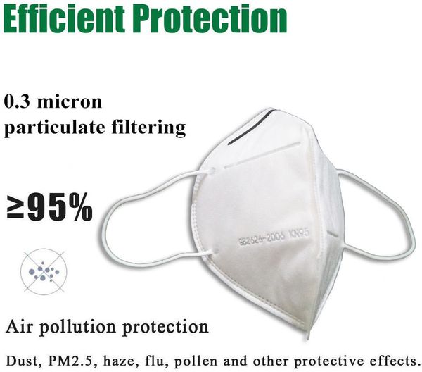 

non-woven kn95 fabric mouth cover filter anti virus haze pm 2.5 dust proof anti-fog disposed face mask by ce procedure