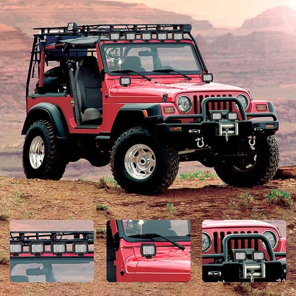 

4inch led work light bar waterproof led lamp for suv off road m8617
