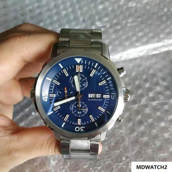 

Последняя версия IW Watch высокое качество мужские часы Кварцевый хронограф мужские