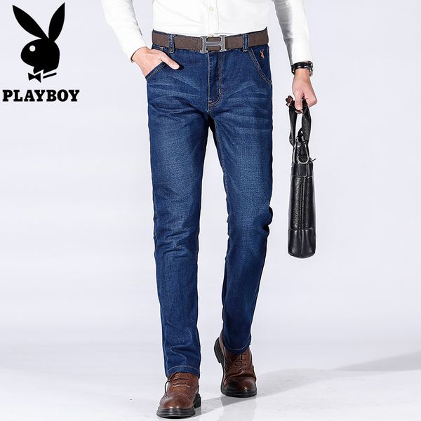 

men's jeans trend strappy street, Blue