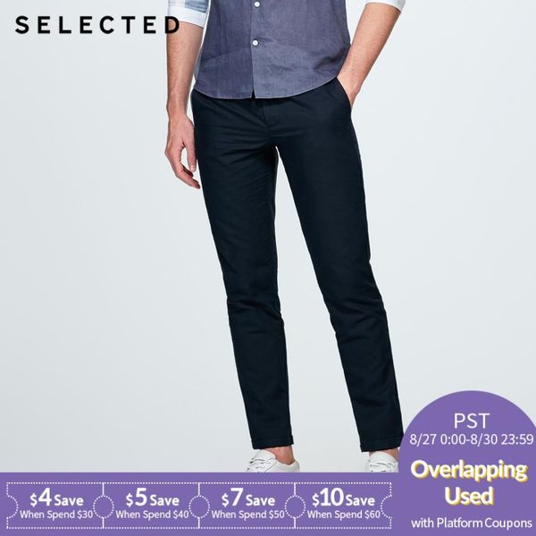 

cotton-linen blend straight-leg leisure long pants s|4182w2516, Black